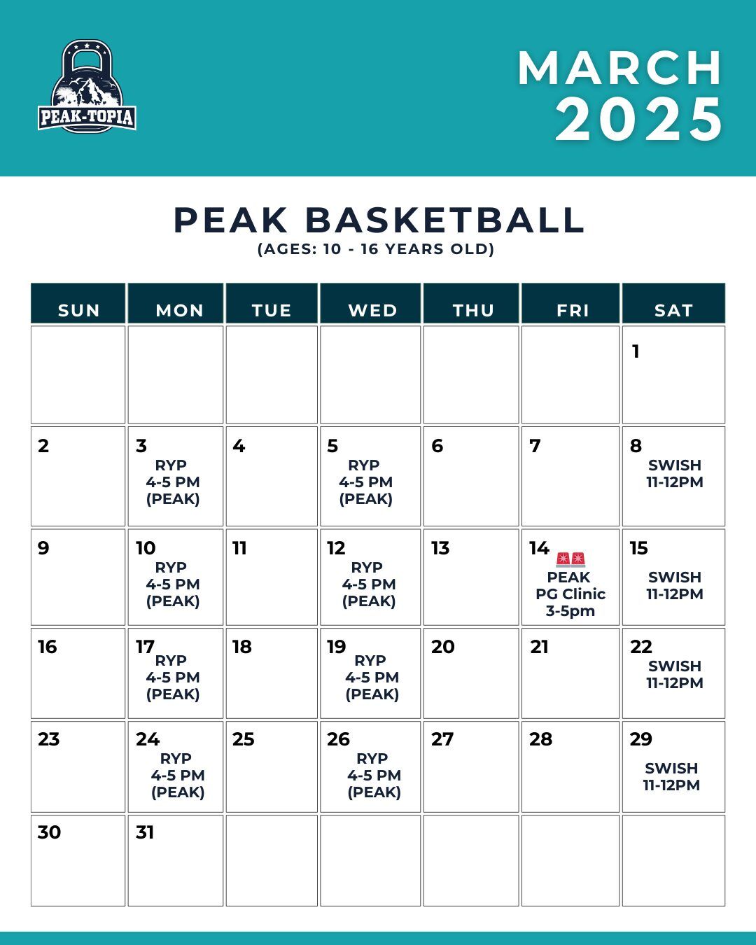 PEAK BASKETBALL CALENDAR 2025 (2)