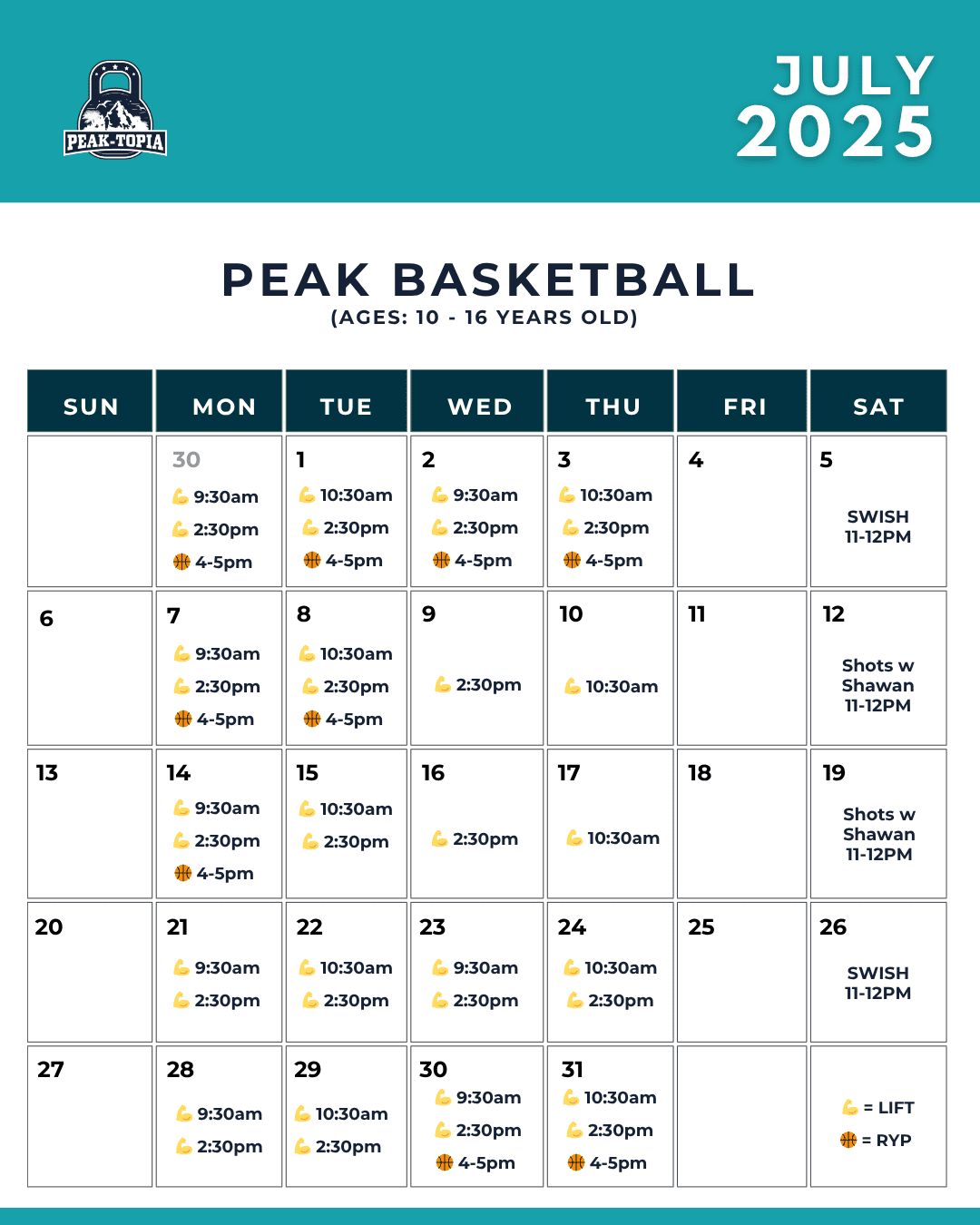 PEAK BASKETBALL CALENDAR 2025 (2)